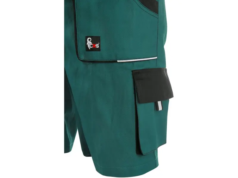 Kraťasy CXS LUXY TOMÁŠ, pánské, zeleno-černé, vel. 60